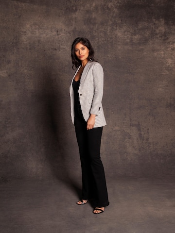 Blazer 'Silk linen blazer' di Vulto in beige
