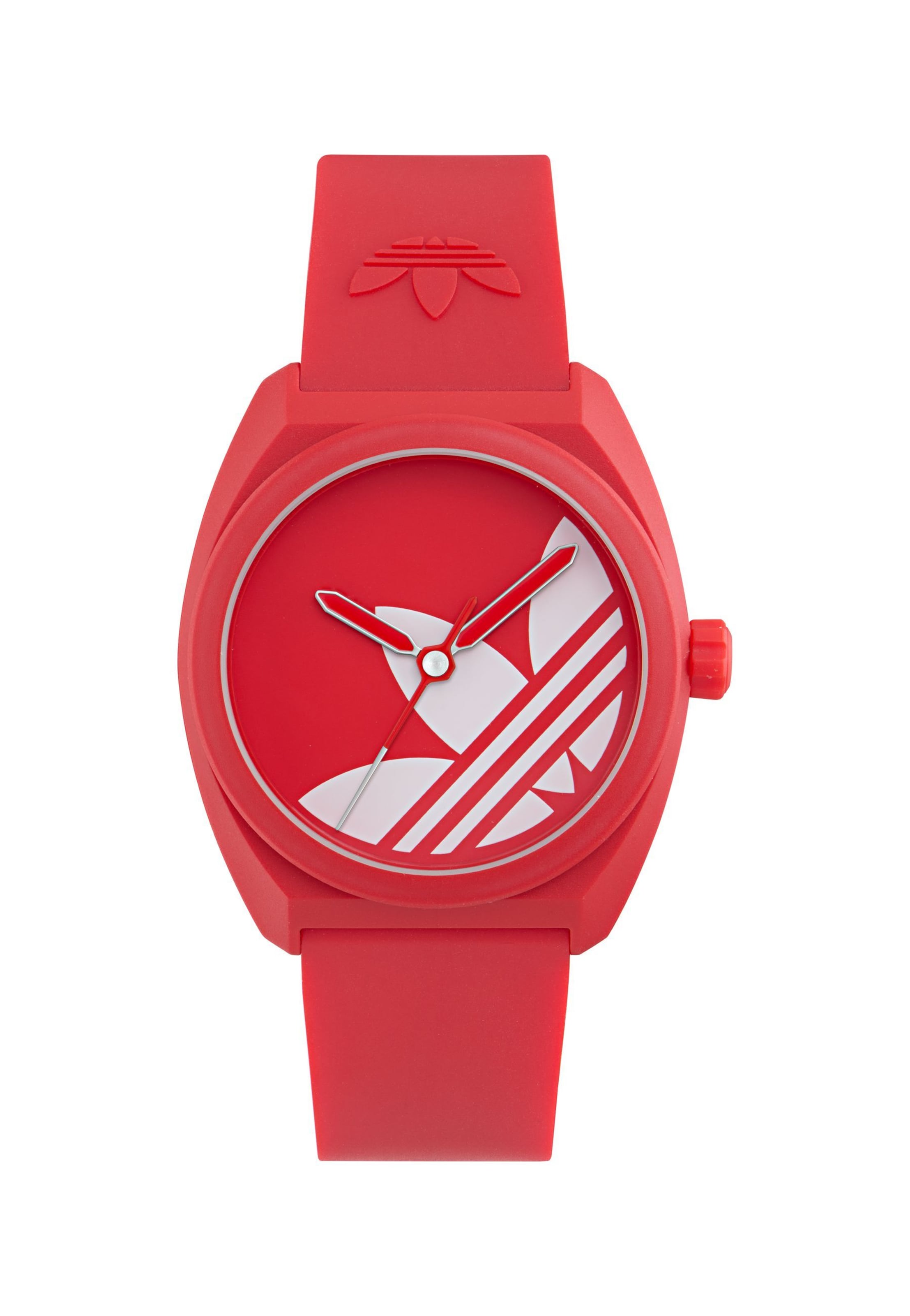 ADIDAS ORIGINALS Analoog horloge 'PROJECT THREE' in Rood: voorkant