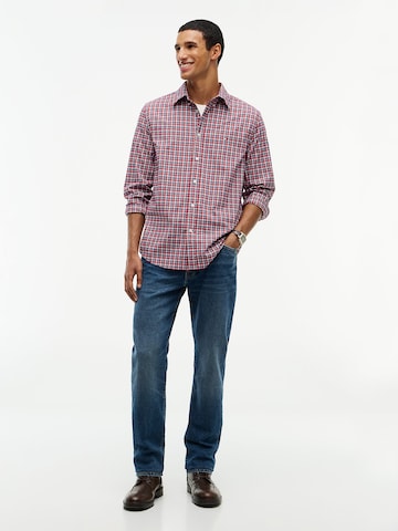 TOMMY HILFIGER Regular Fit Paita 'Flex' värissä punainen