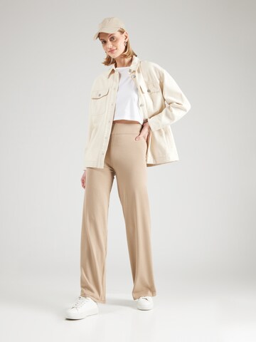 ABOUT YOU Loosefit Housut 'Kasha' värissä beige