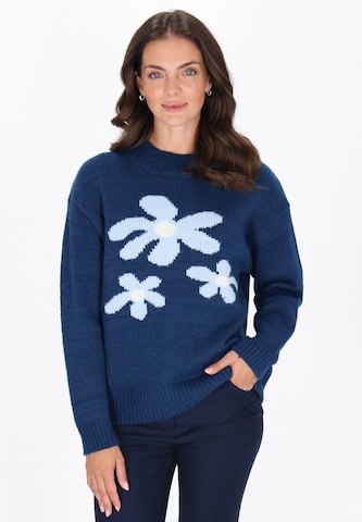 Pull-over Usha en bleu : devant
