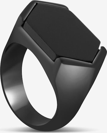 Akitsune Ring 'Abyss' in Black: front