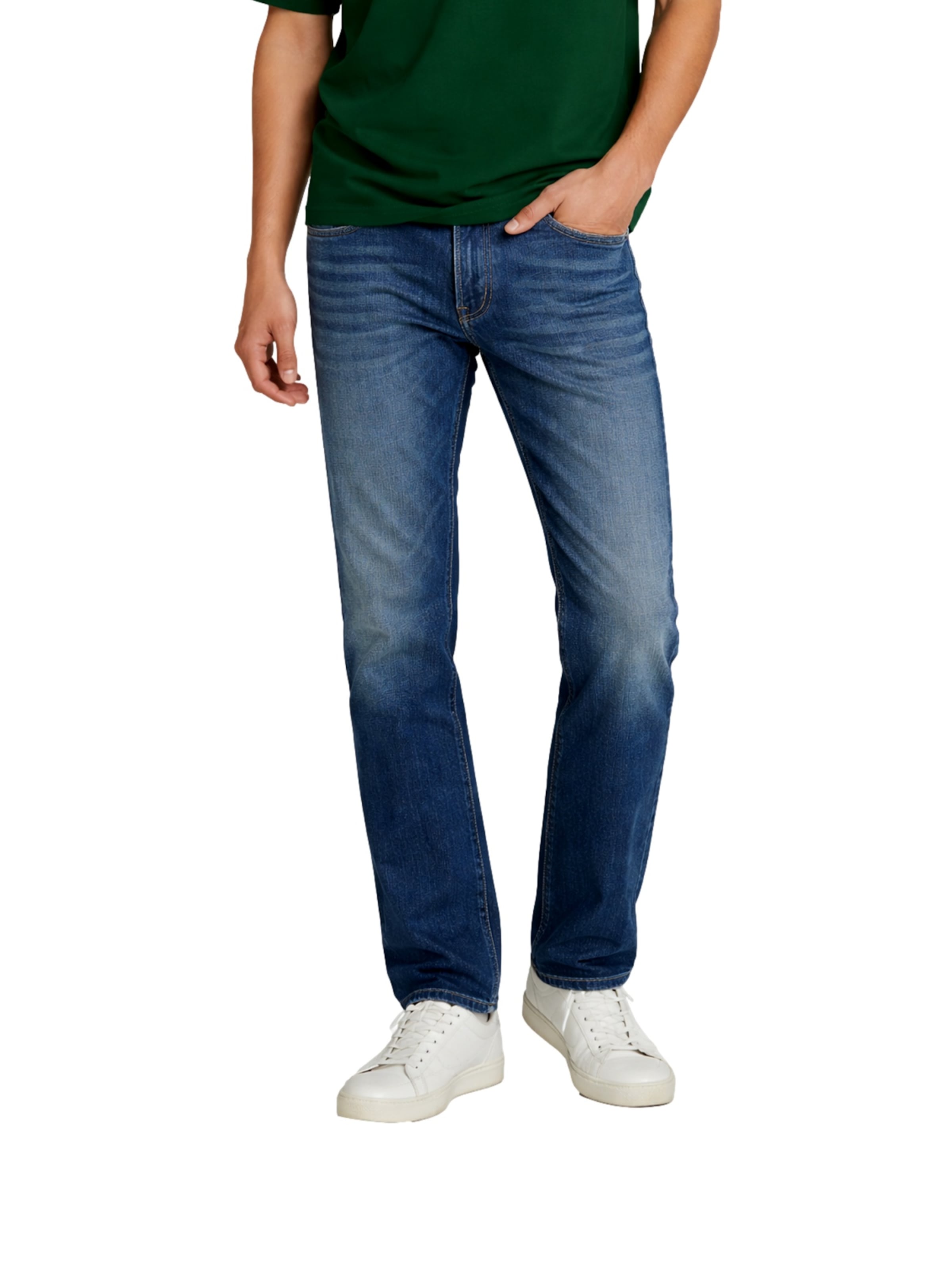JACK & JONES Обычный Джинсы 'JJIMIKE' в Синий: спереди
