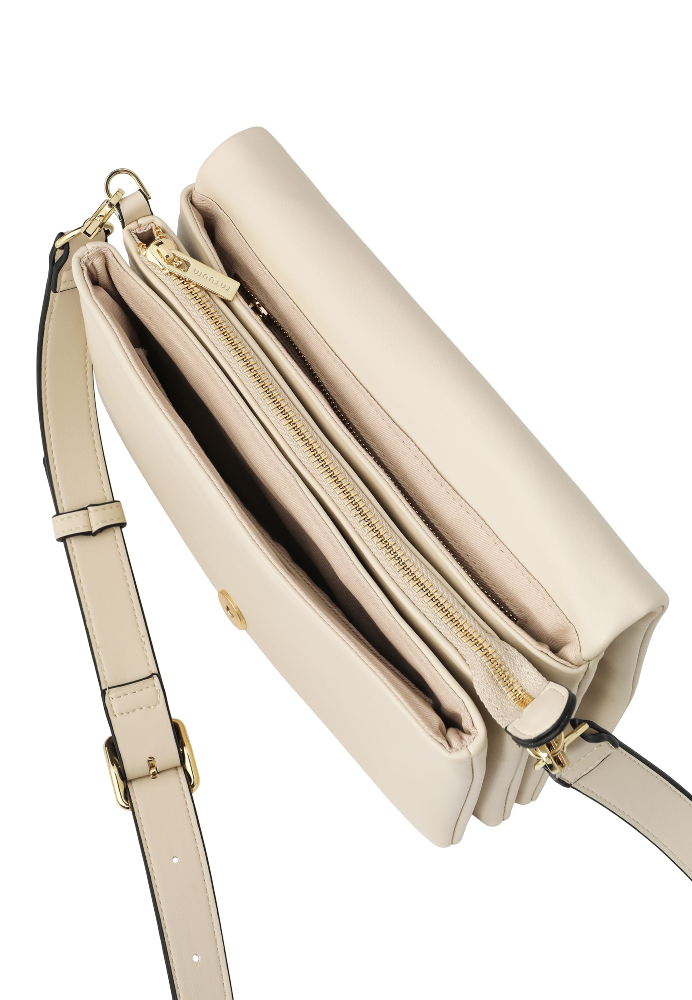 TATUUM - Mala de ombro 'Caressa' em branco