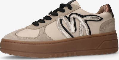 MANFIELD Sneaker in creme / kitt / gold / schwarz, Produktansicht