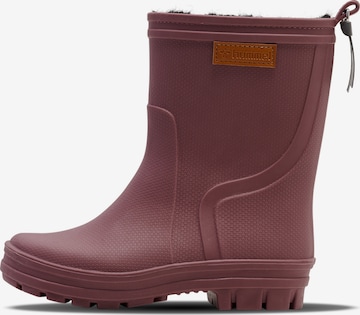Hummel Rubber Boots in Purple: front