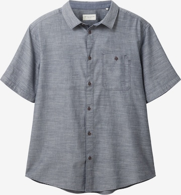 TOM TAILOR Regular fit Button Up Shirt in Blue: front