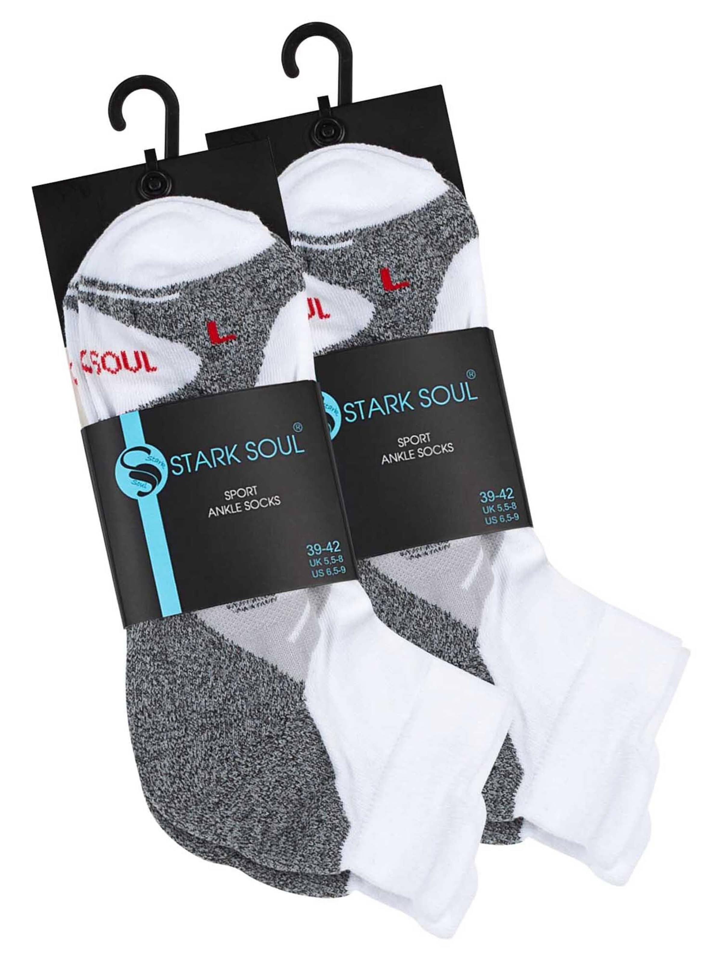 Calzino sportivo di Stark Soul in bianco