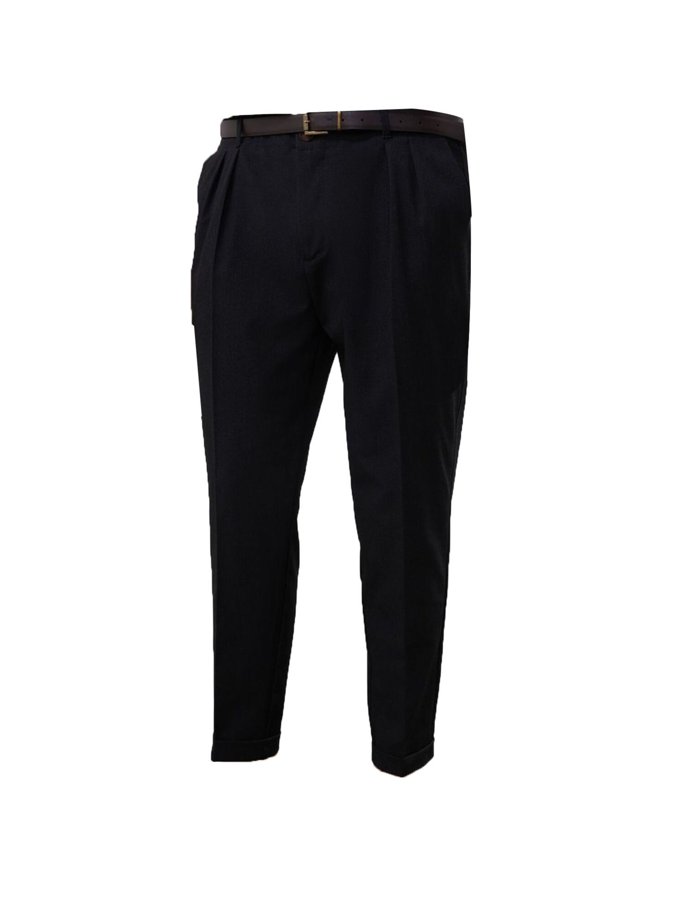 Antioch Zúžený Kalhoty se sklady v pase – šedá: přední strana