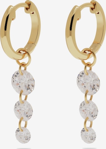 CHRIST Earrings in Yellow: front