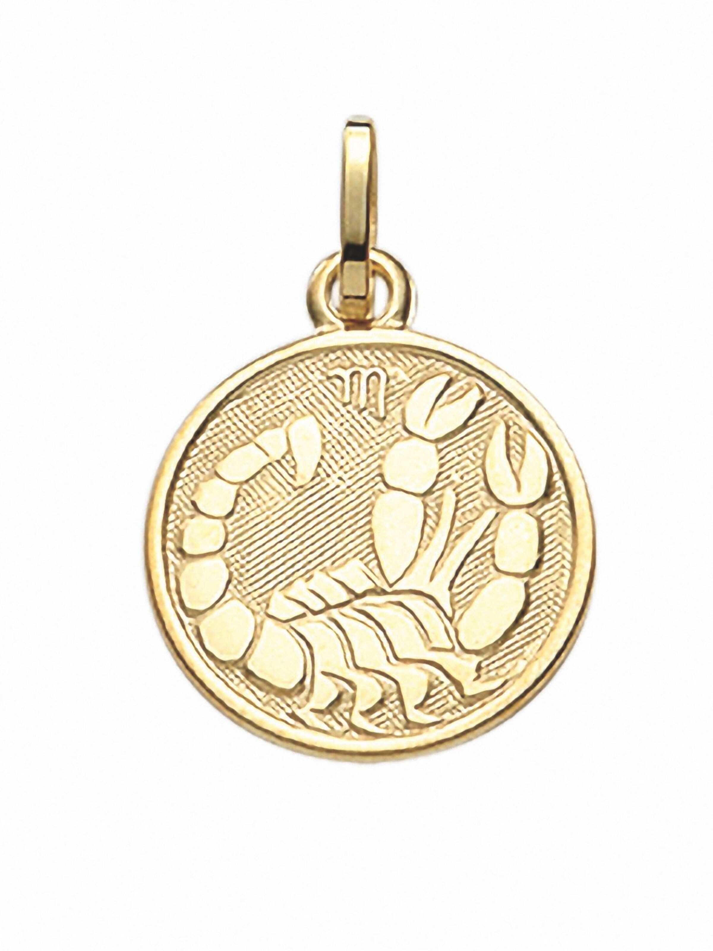 Adelia´s Pendant in Gold: front