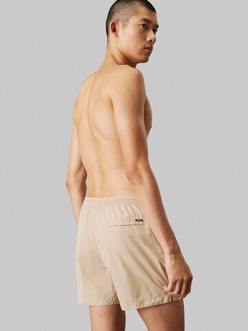 Calvin Klein Swimwear Badeshorts 'Essentials' in Beige