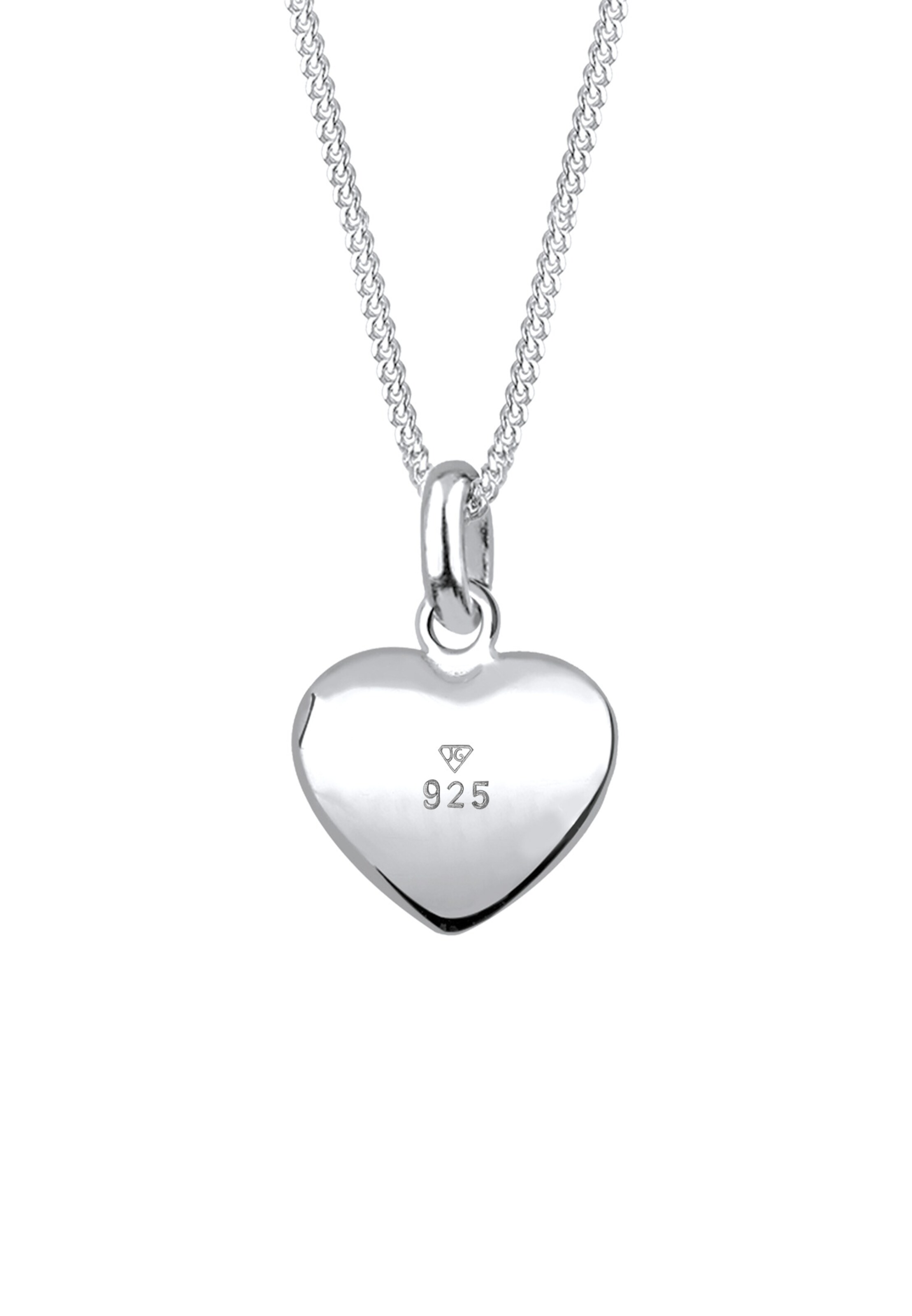 ELLI Цепочка 'Herz' в Серебристый