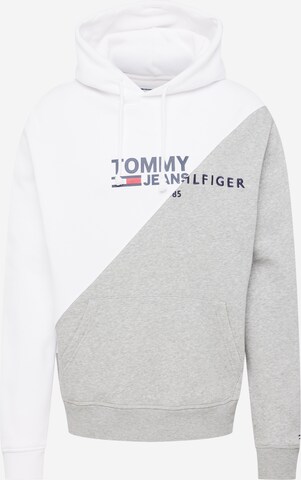 Tommy Jeans Sweatshirt in Wit: voorkant