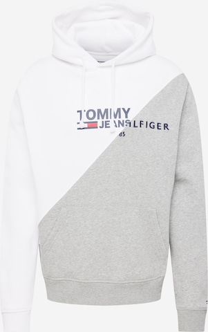 Tommy Jeans Sweatshirt i hvit: forside