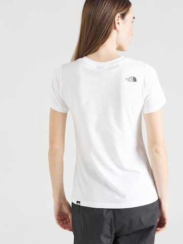 THE NORTH FACE Funkcionalna majica 'Simple Dome' | bela barva