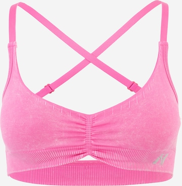 NEBBIA Спортивный бюстгальтер в Ярко-розовый: спереди