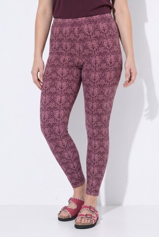 Ulla Popken Skinny Leggings in Rot: Vorderseite