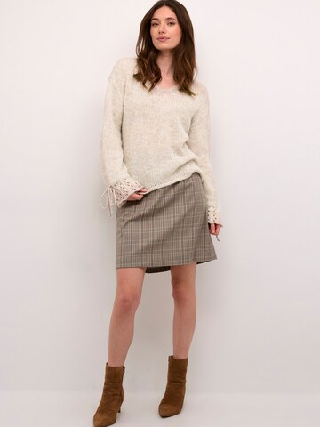 Cream Sweater 'Niso' in Beige