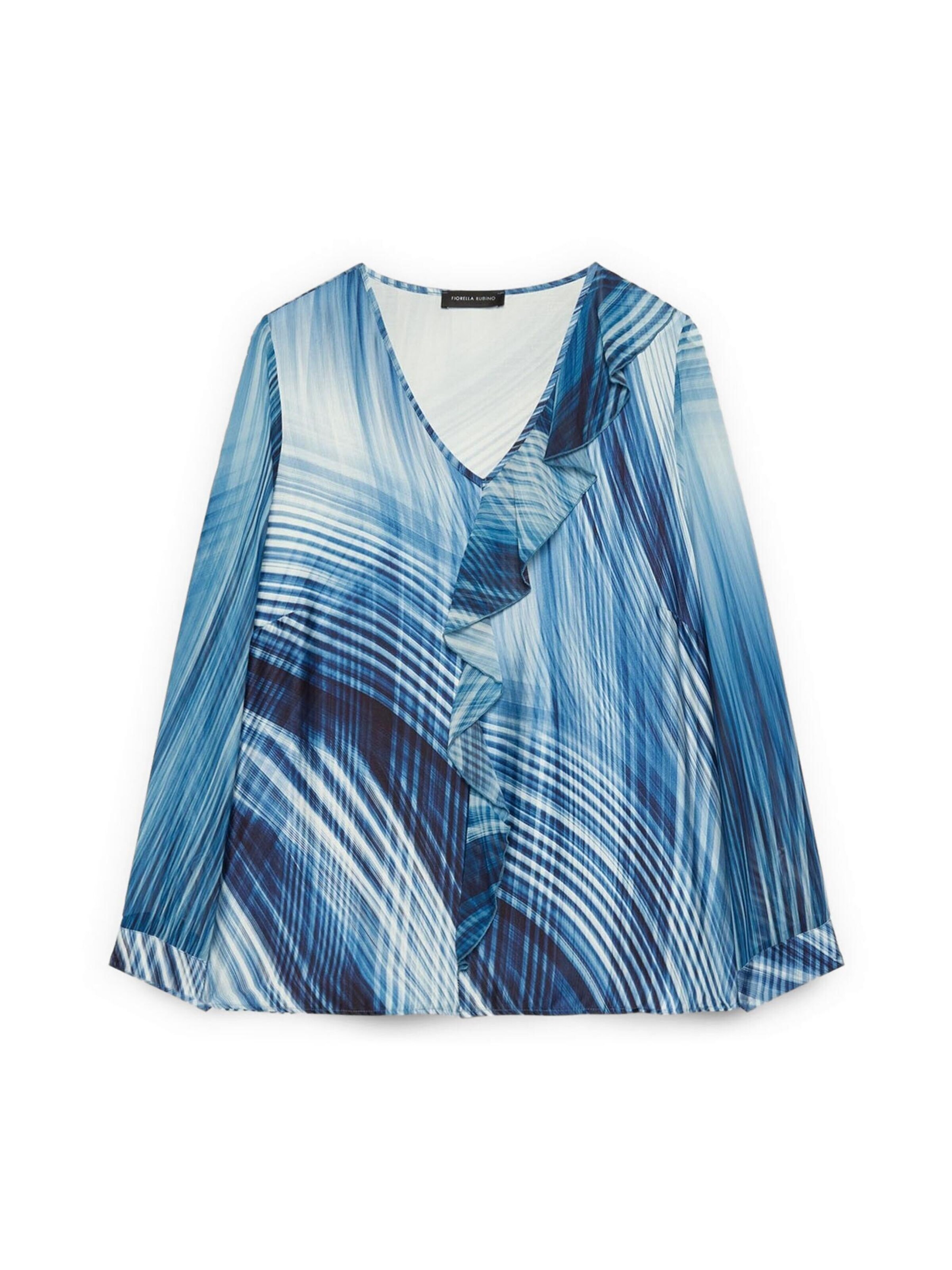 Chemisier Fiorella Rubino en bleu : devant