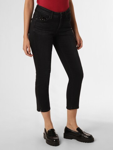Cambio Regular Jeans ' Piper ' in Black: front