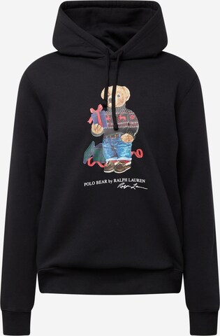 Polo Ralph Lauren Sweatshirt in Zwart: voorkant