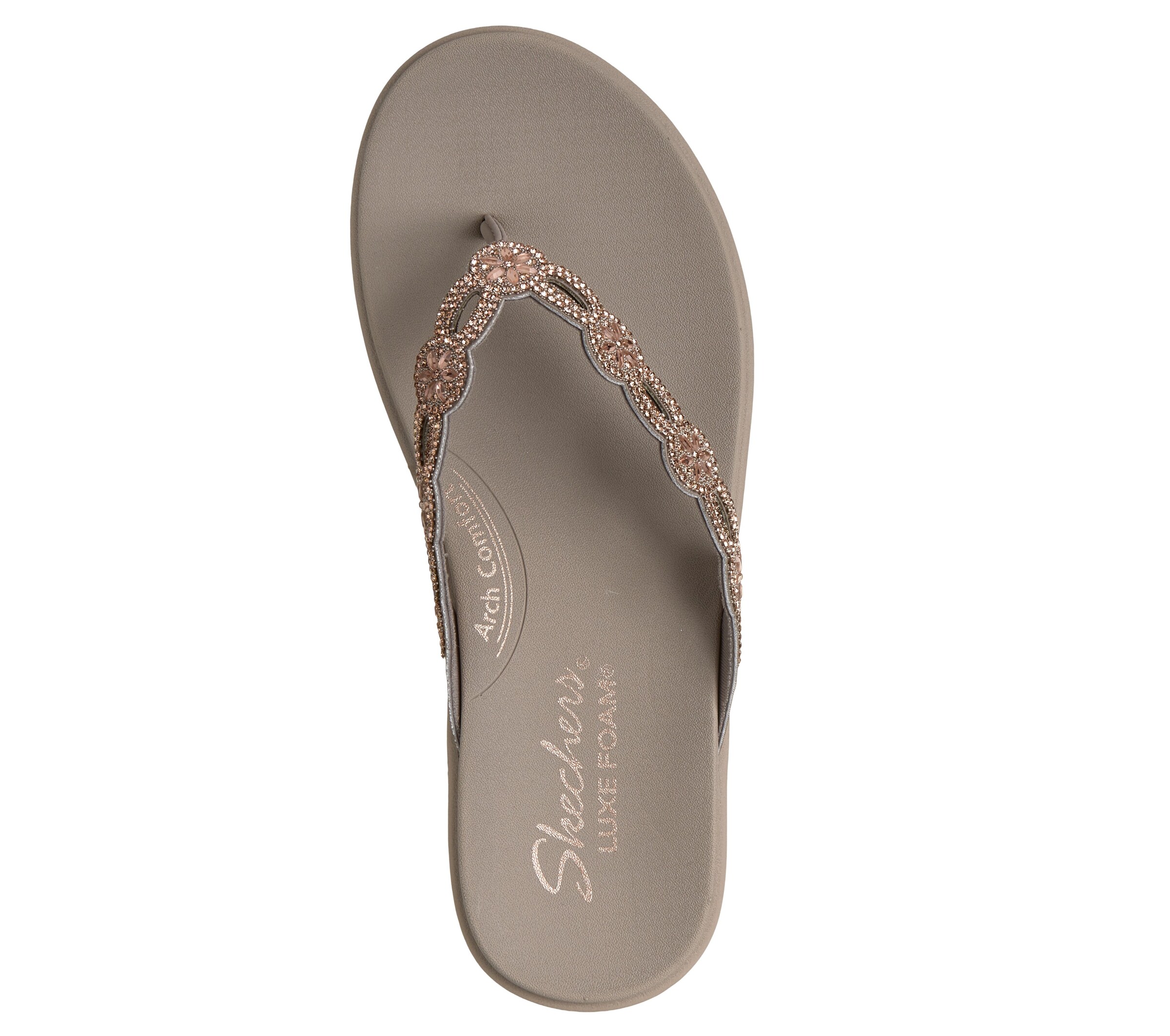 SKECHERS T-Bar Sandals in Brown