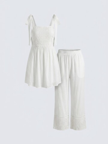 Combinaison 'Ensemble Palladio' Miss June en blanc