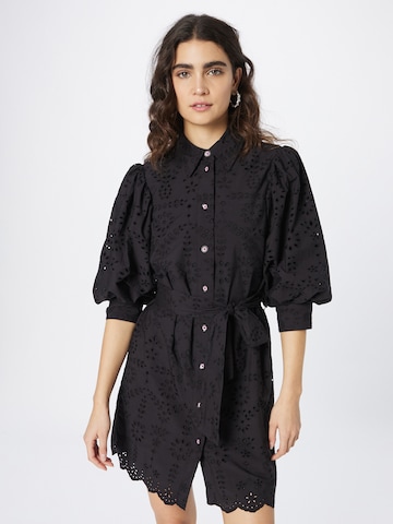 Rochie tip bluză de la SCOTCH & SODA pe negru: față