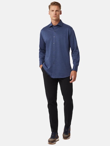 Coupe regular Chemise Boggi Milano en bleu