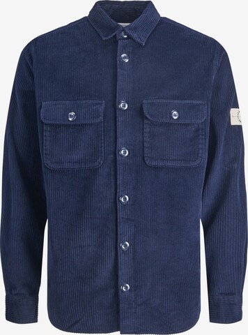 JACK & JONES Button Up Shirt 'Darren' in Blue: front
