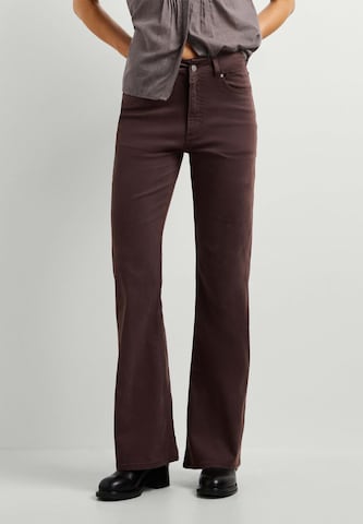 Flared Jeans 'Willa' di Pepe Jeans in marrone: frontale