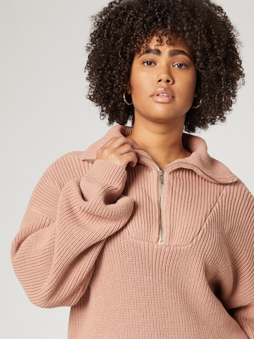 A LOT LESS Sweater 'Celia' in Pink