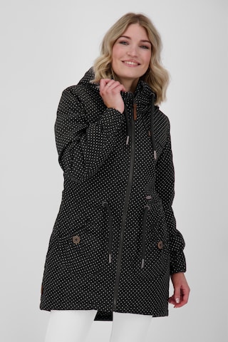 Parka d’hiver 'CHARLOTTE AK' alife & kickin en noir : devant