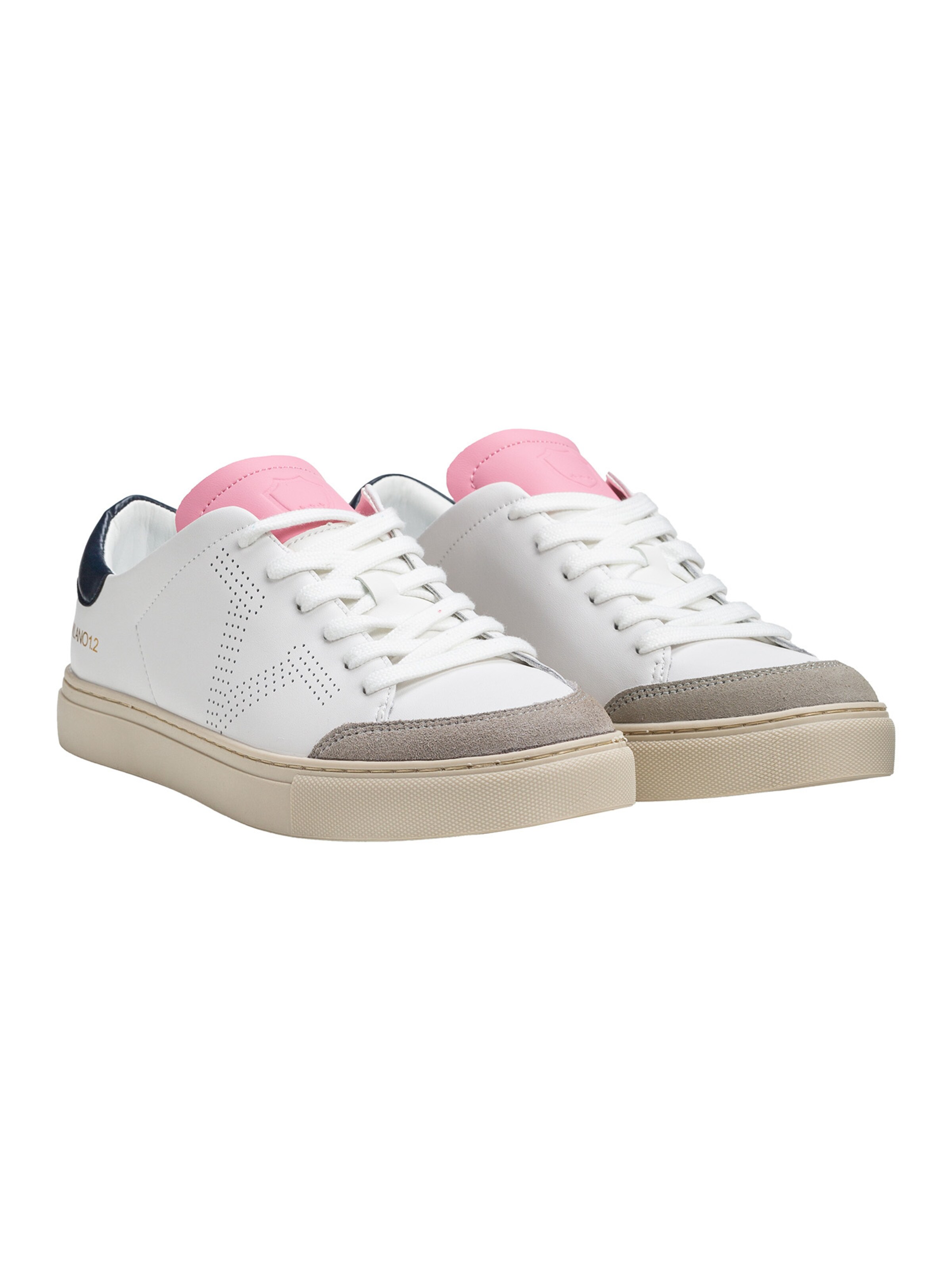 19V69 ITALIA Platform trainers 'OLE' in White