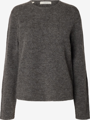 Pullover 'SLWLULU' di SELECTED in grigio: frontale