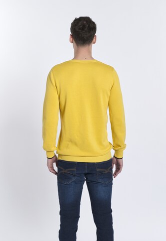 DENIM CULTURE Sweater ' ROMEO ' in Yellow