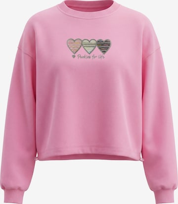 MYMO - Sudadera en rosa: frente