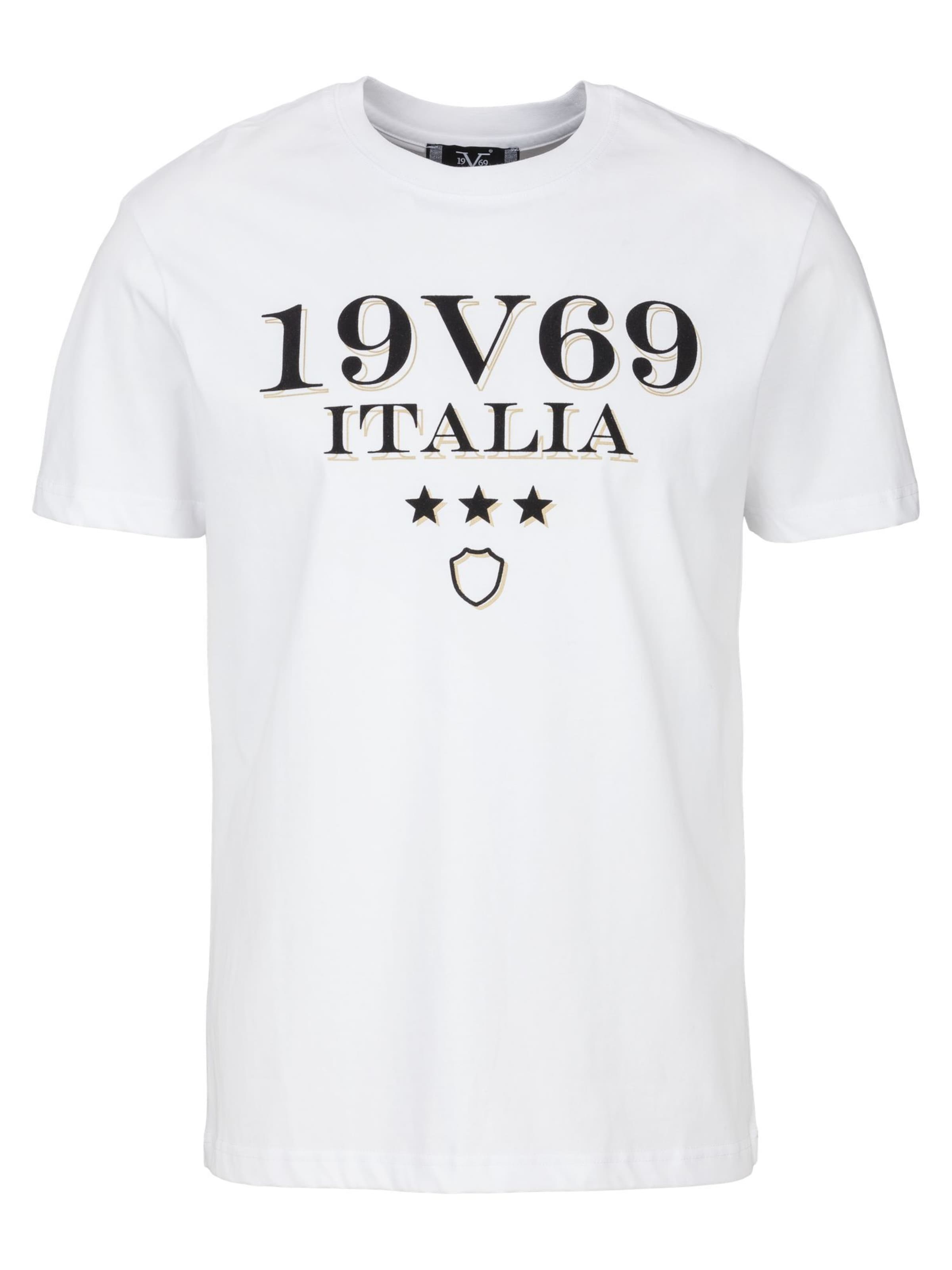 19V69 ITALIA Póló 'Rafael' - fehér: elől