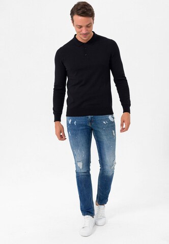 Jimmy Sanders Pullover in Schwarz