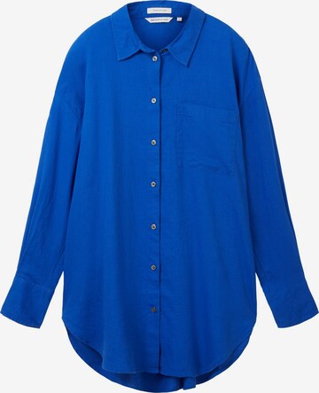 Camicia da donna di TOM TAILOR DENIM in blu: frontale