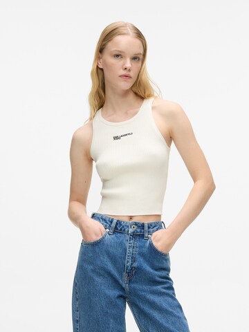 KARL LAGERFELD JEANSTop - bijela boja: prednji dio