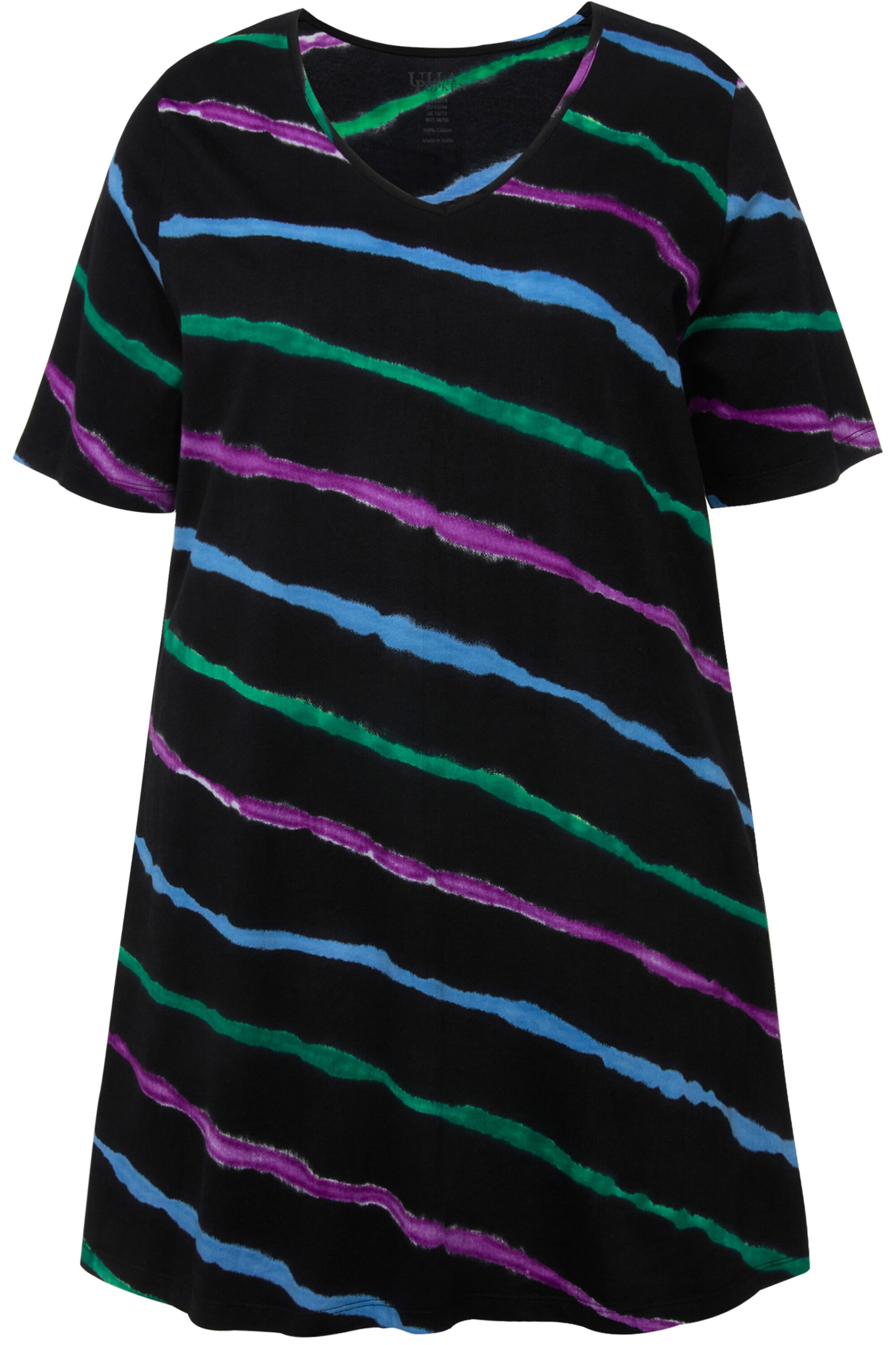 Ulla Popken Tunika in Schwarz: Vorderseite