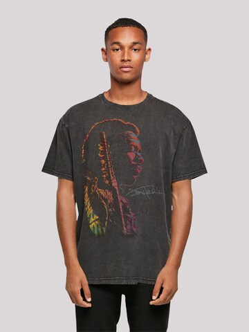 F4NT4STIC Shirt 'Jimi ' in Black: front