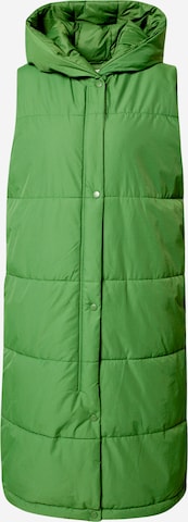 OBJECT Bodywarmer 'ARIA' in Groen: voorkant