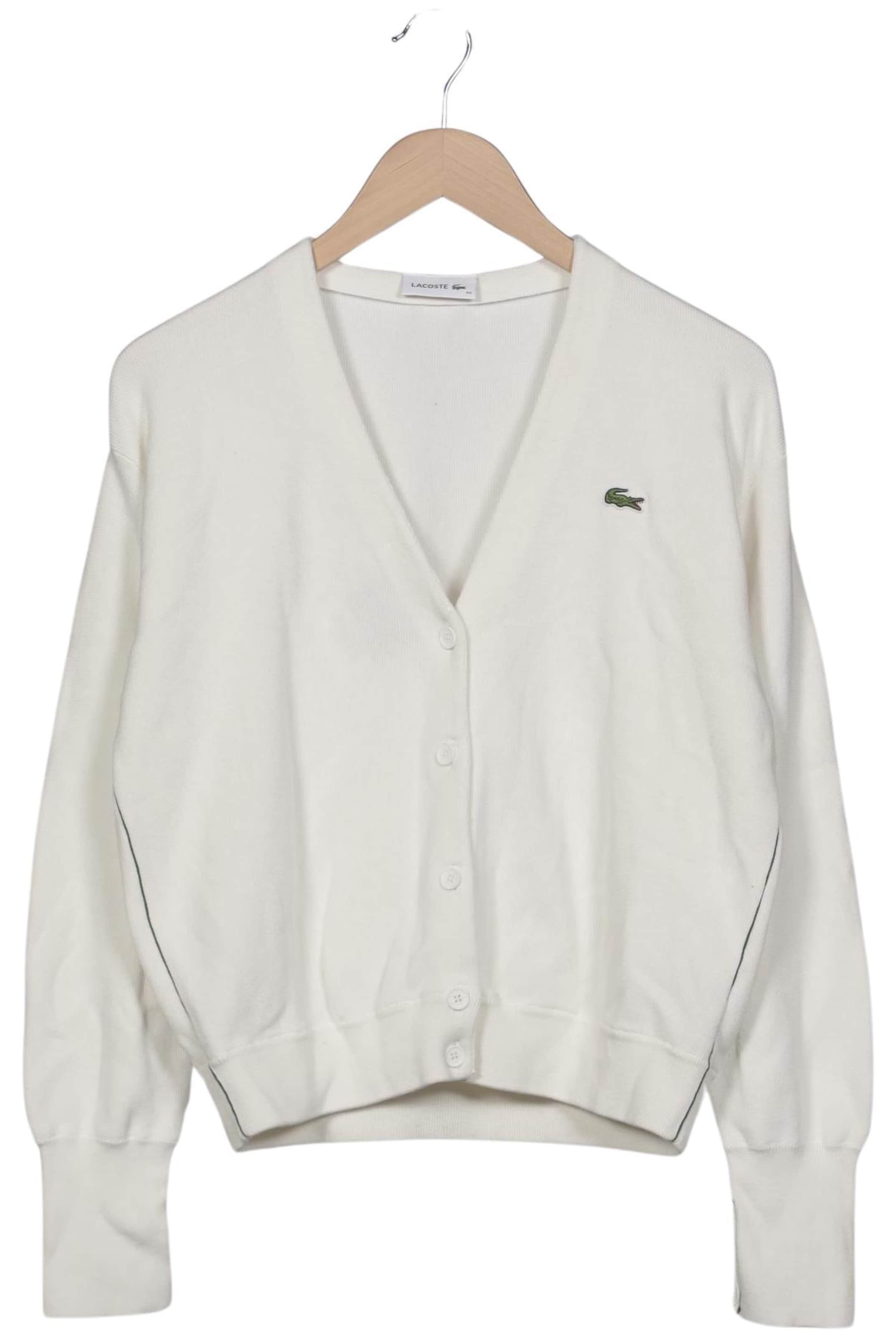 LACOSTE Sweater & Cardigan in M in White: front