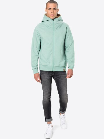 Fli Papigu Zip-Up Hoodie 'Paramacha' in Green