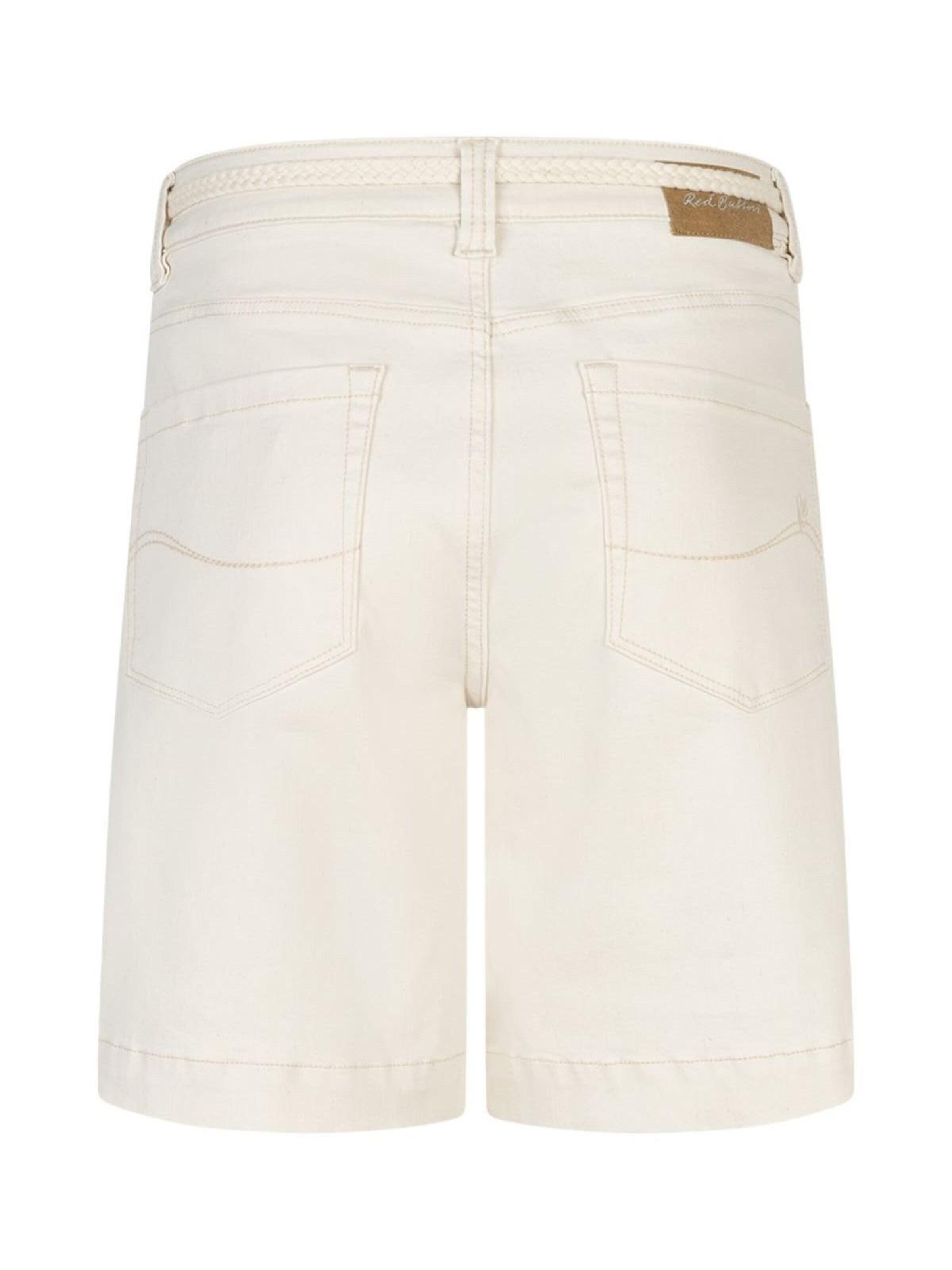 Red Button Regular Broek 'Red Button Colette short ecru' in Beige