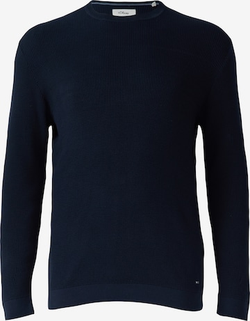 Pull-over s.Oliver en bleu : devant