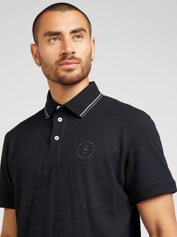 TOM TAILOR Poloshirt in Schwarz